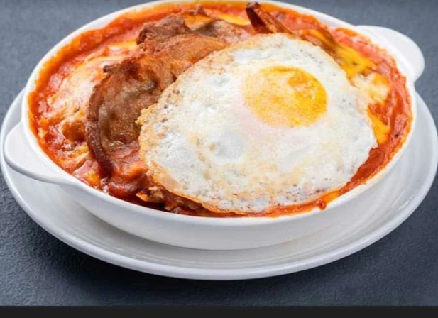 Baked Pork Chop Rice/Spaghetti