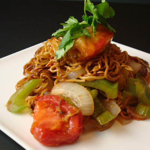 Beef Tomato Chow Mein  (Soft Noodles Only)