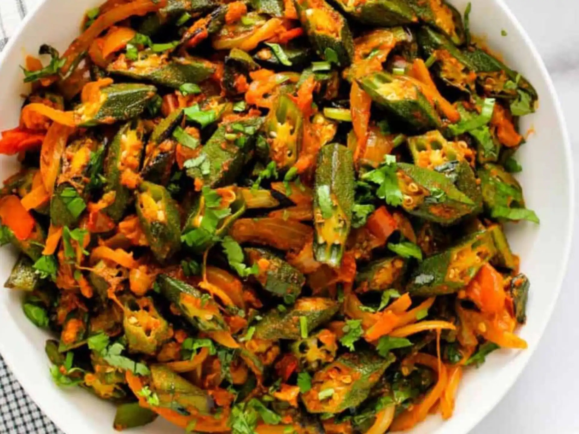 Bhindi Sabzi (Okra)