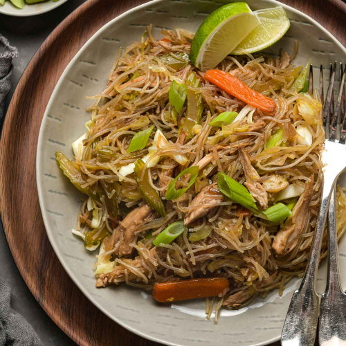 Bihon (Rice Stick Noodles with  Chicken, Beef, Pork)