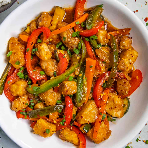 Chicken With Spicy Hunan Sauce