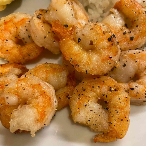 Deep Fried Salt & Pepper Shrimp without Head