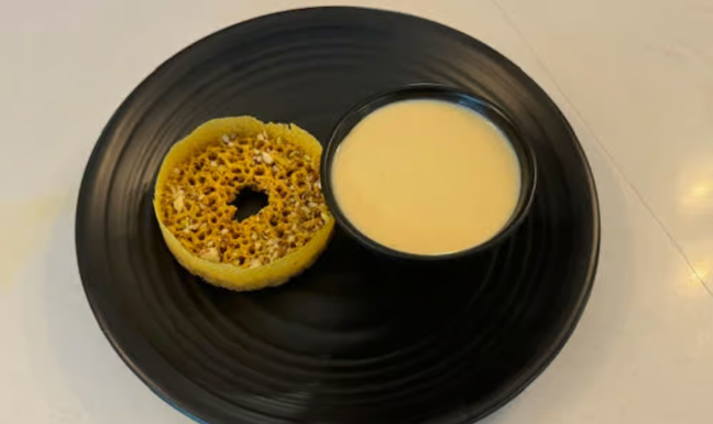 Ghevar and Rabdi Combo