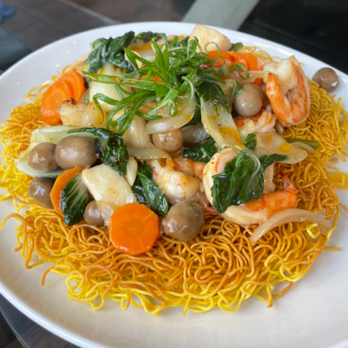 Hong Kong Style Crispy Chow Mein