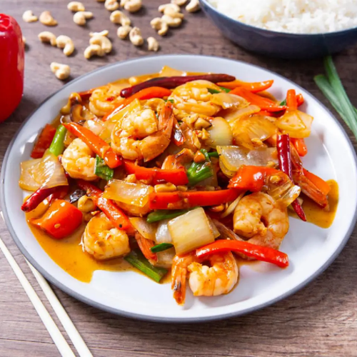 Kung Pao Shrimp (Spicy)