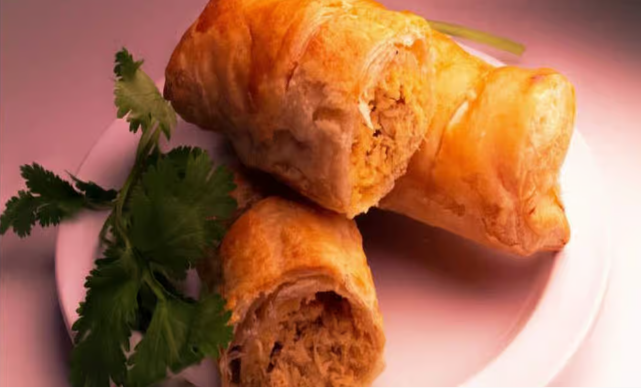 Paratha Roll w/ Beef Seekh Kebab