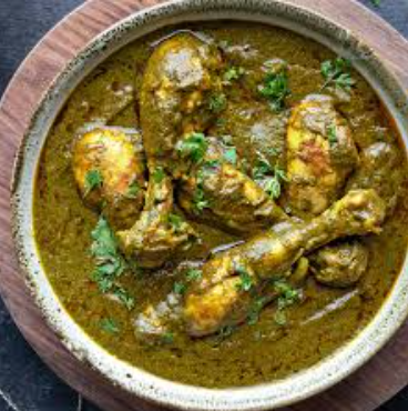 Saag chicken