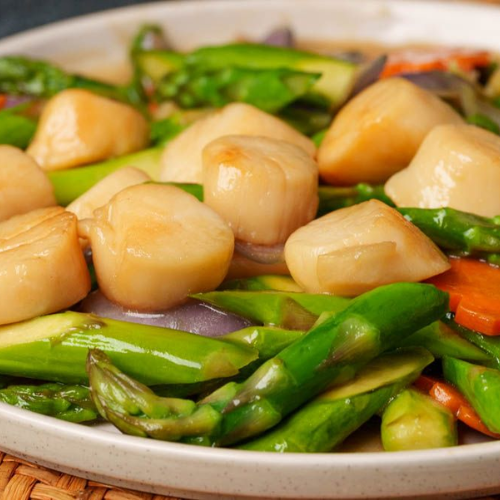 Scallops with Vegetables