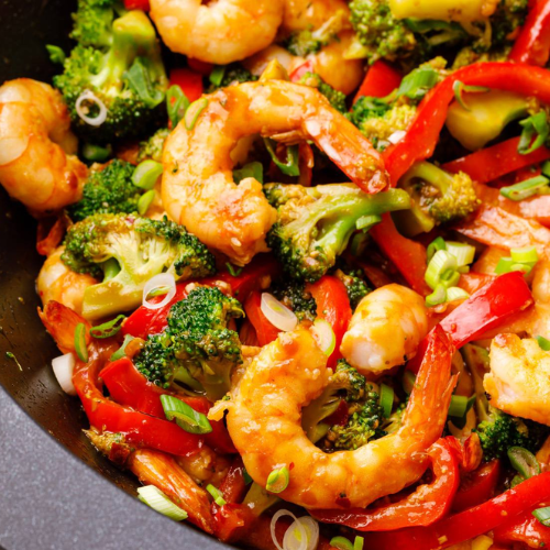 Shrimp with Garlic Sauce