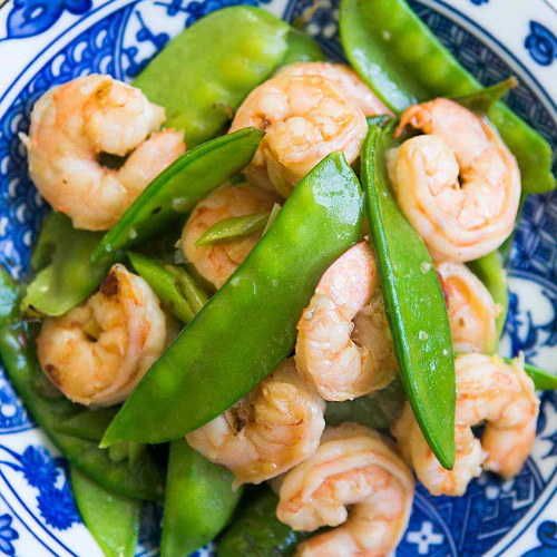 Shrimp with Snow Peas