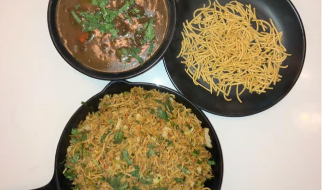 Triple Schezwan Fried Rice