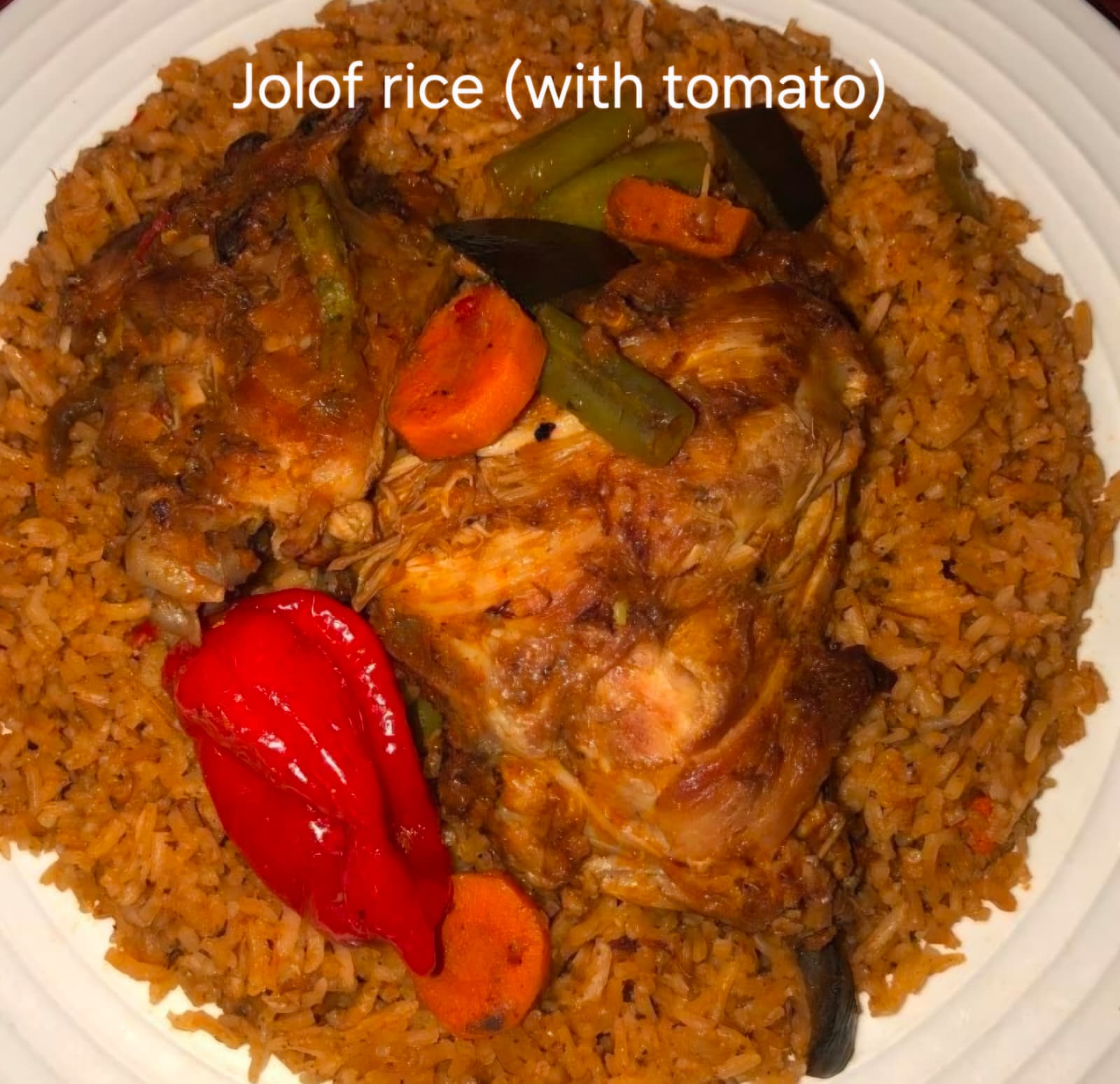 Authentic Gambian Jollof Rice