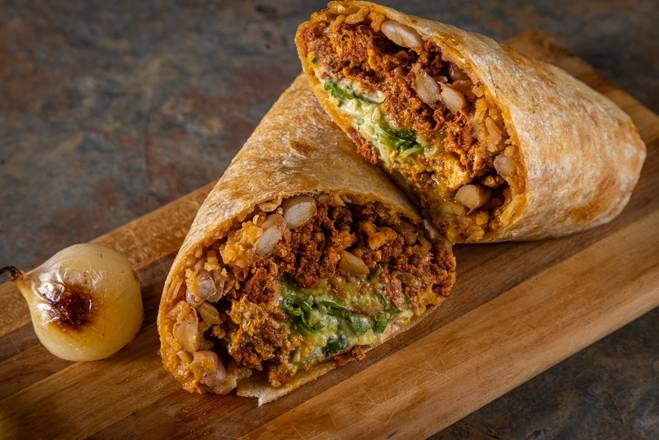 Buche Burrito (Served with rice, beans, onions, cilantro & green or red salsa)